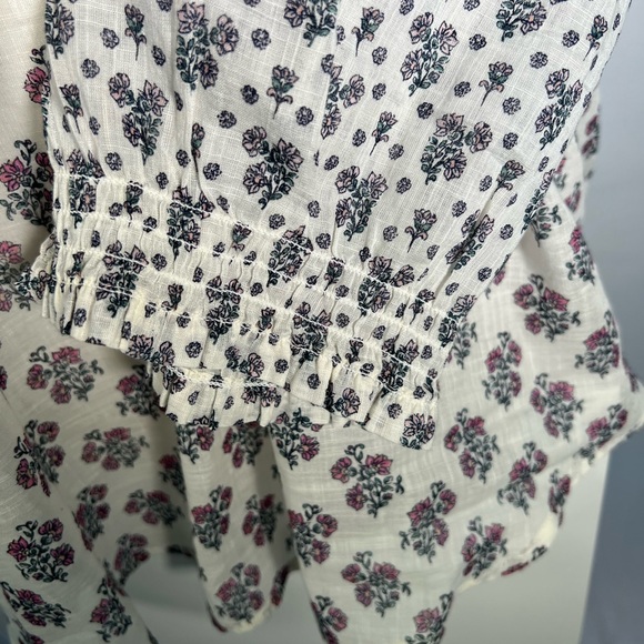 J Jill cotton v neck blouse - Picture 4 of 8